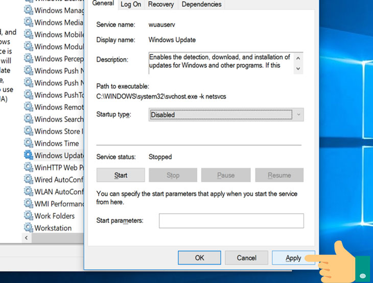 Hướng Dẫn Tắt Cập Nhật Windows 10 Đơn Giản Và Hiệu Quả 2 Cách tắt update win 10 trong Services