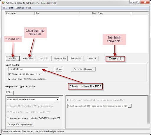 Cách chuyển word sang pdf không bị lỗi font chữ 3 Chuyển word sang pdf bằng PDF Converter