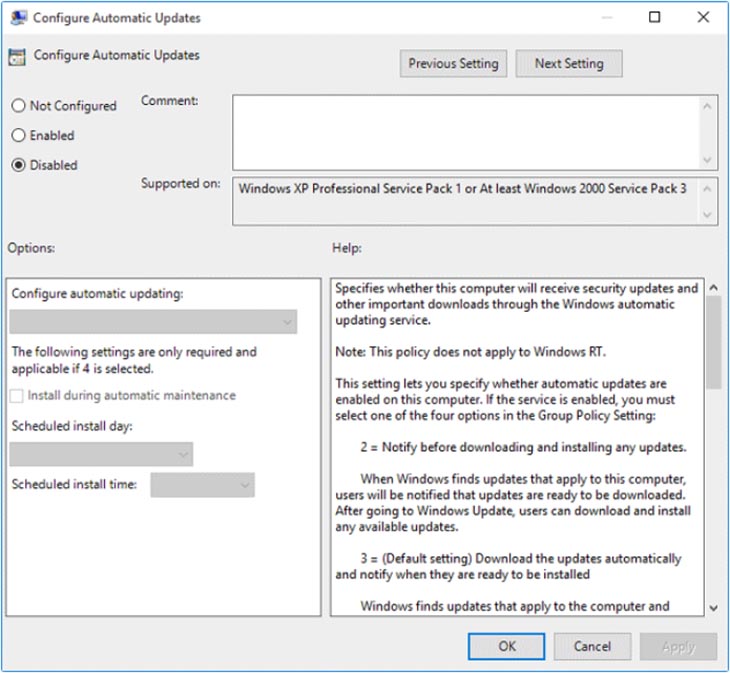 Hướng Dẫn Tắt Cập Nhật Windows 10 Đơn Giản Và Hiệu Quả 3 Tắt Update Win 10 bằng Group Policy Editor
