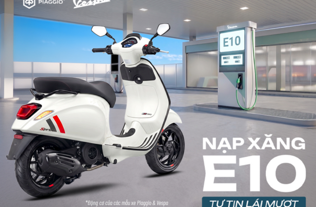 Xe Máy Piaggio và Vespa: Thông Tin Về Tương Thích Với Xăng E10