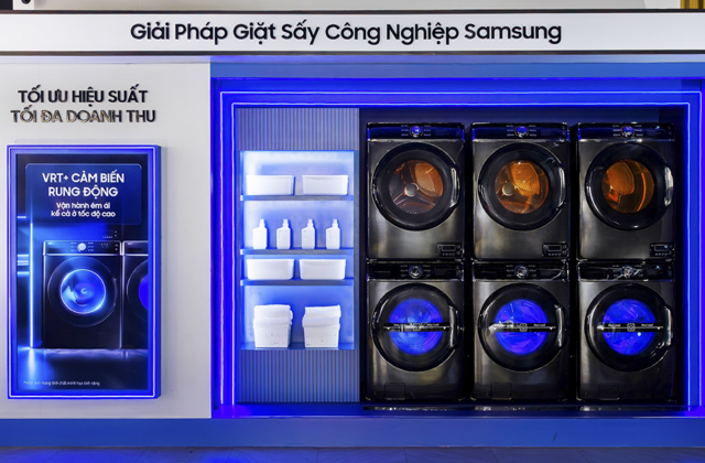 Giải Pháp Giặt Sấy Công Nghiệp Mới Của Samsung Tại Việt Nam