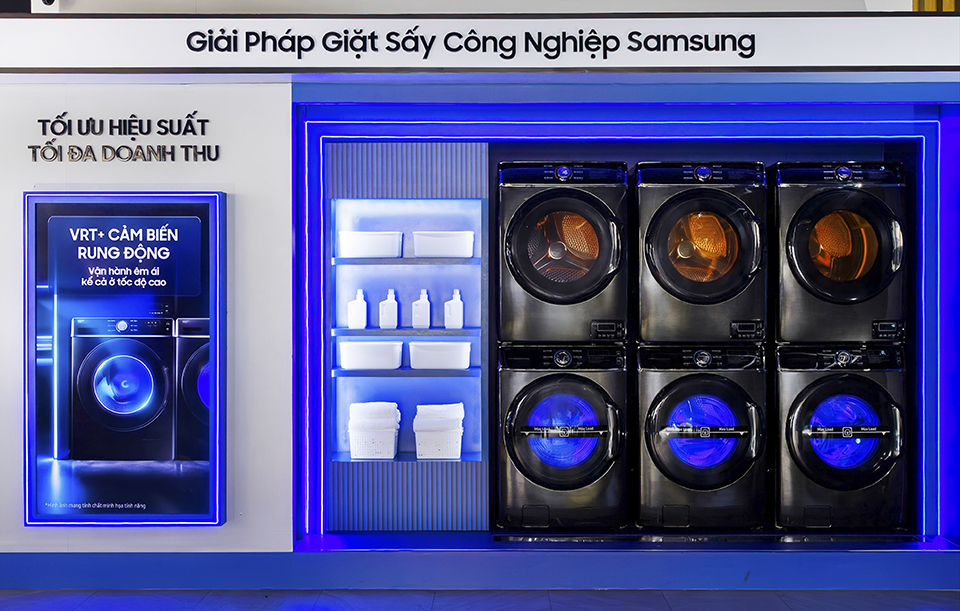 Giải Pháp Giặt Sấy Công Nghiệp Mới Của Samsung Tại Việt Nam