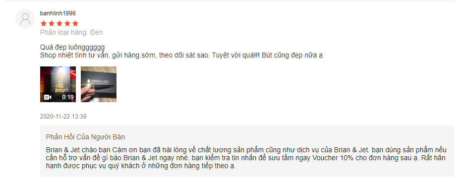 Khám Phá Bút Ký Doanh Nhân Brian & Jet BJ003: Ghi Nhận Đẳng Cấp Thực Sự 6 Đánh giá bút ký BJ003