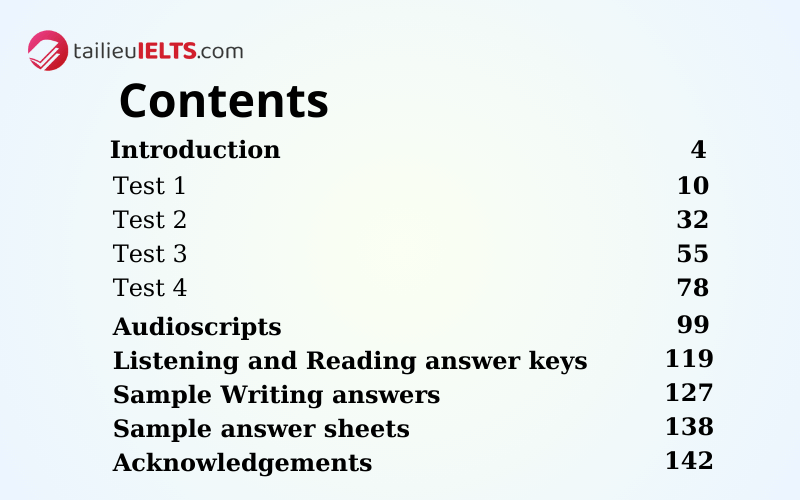 Nội Dung Cuốn Sách Cambridge IELTS 18