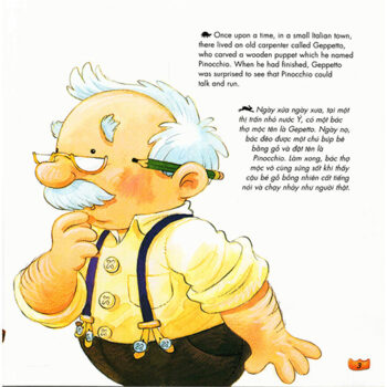 Truyện cổ tích Việt – Anh: Pinocchio Truyện cổ tích Việt – Anh: Pinocchio