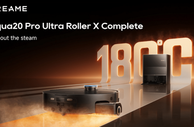 Aqua20 Pro Ultra Roller X: robot hút bụi phun hơi nước nóng với con lăn mở rộng